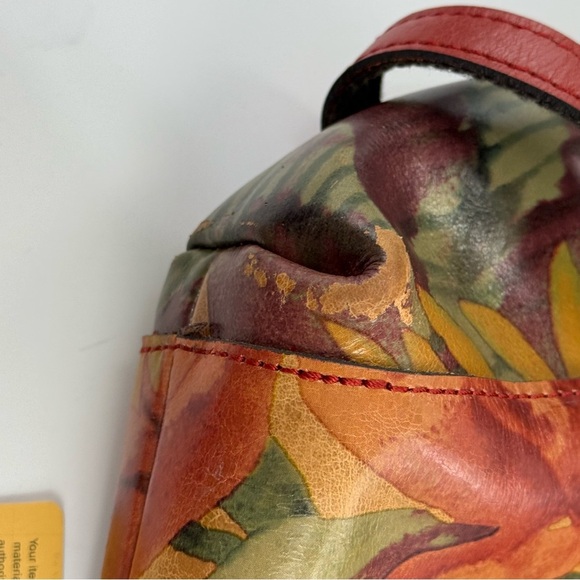 Patricia Nash Aveley tropical dreams leather crossbody purse P698372 - Picture 6 of 11